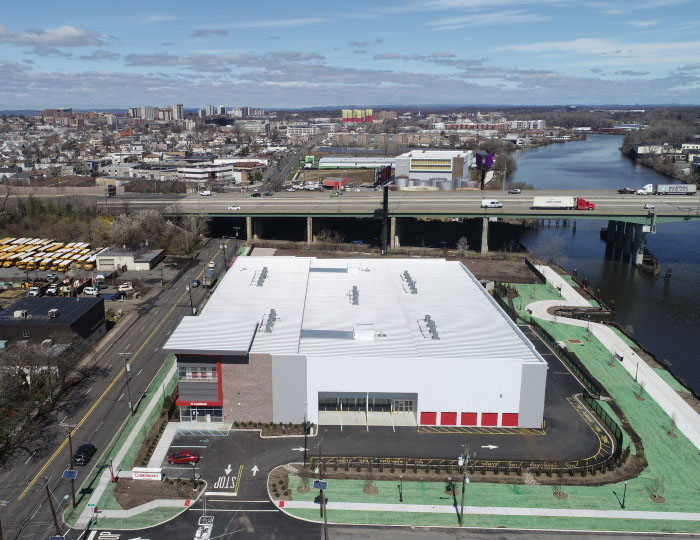 Aerial of Hackensack Storage Facility on the Waterfront