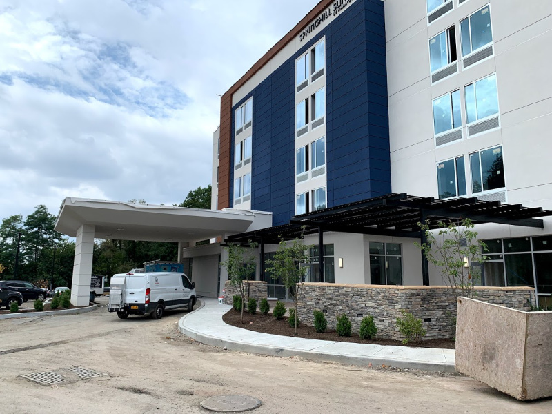 This former marble quarry was transformed into a hotel. SESI provided Site Planning and Geotechnical Engineering services.
