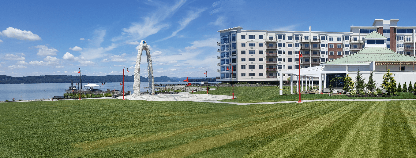 Award-winning waterfront engineering site design.